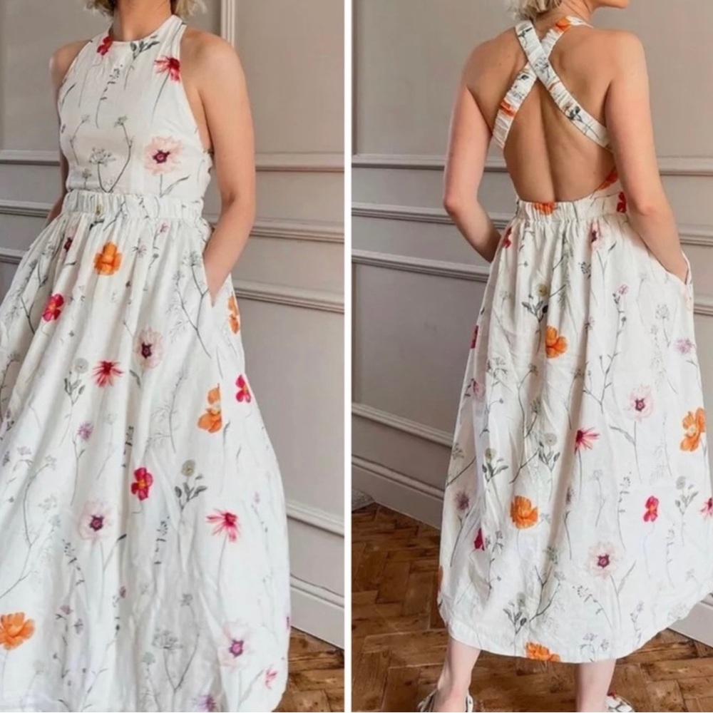 COPY - 🌺WILDFLOWER LINEN BLEND DRESS🌺